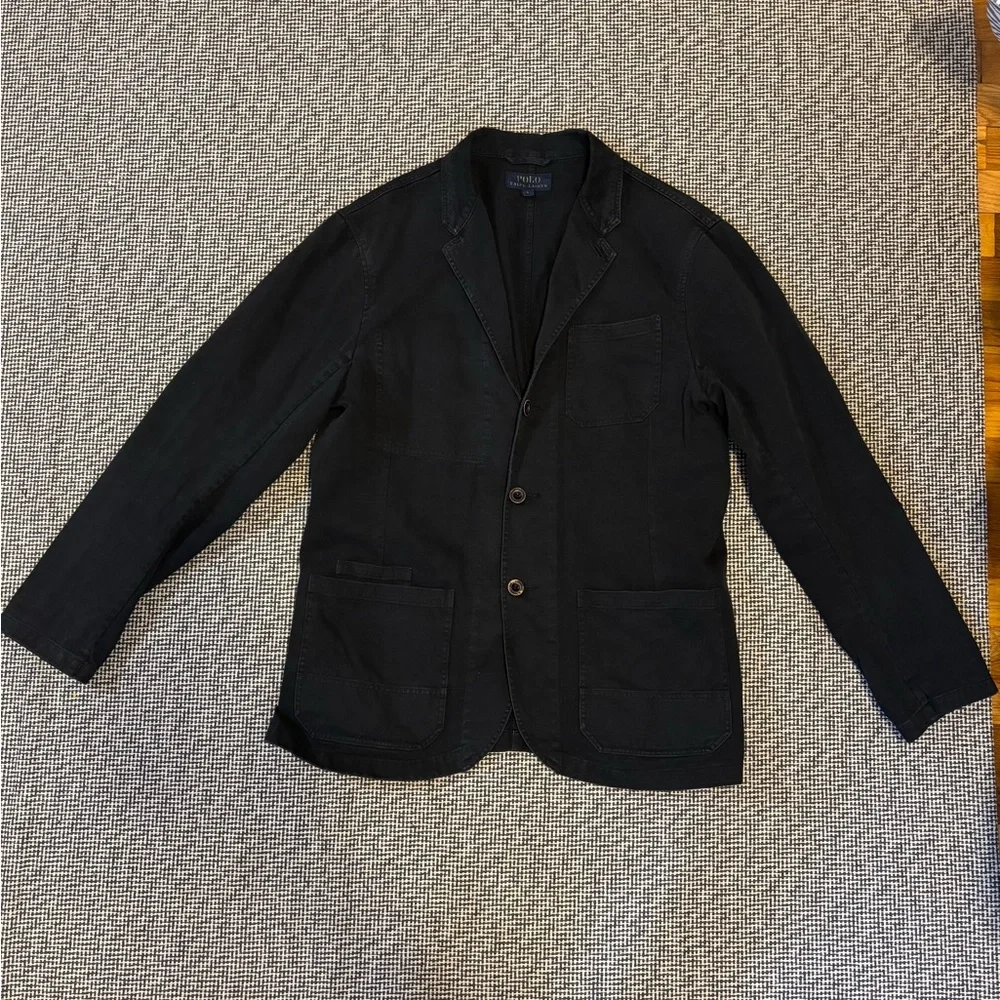 Polo Ralph Lauren khaki black blazer  L